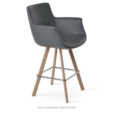 Bottega Sword Counter Stool Leather by SohoConcept - New