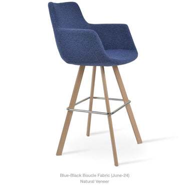 Bottega Sword Bar Stool Fabric by SohoConcept - New