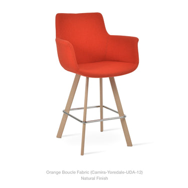 Bottega Sword Bar Stool Fabric by SohoConcept - New