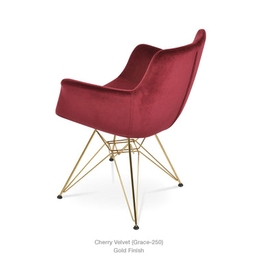 Bottega Tower Swivel Armchair Fabric by SohoConcept - New