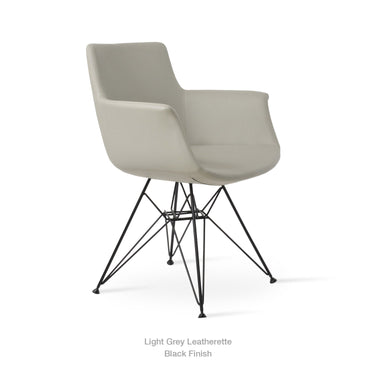 Bottega Tower Swivel Armchair Leather by SohoConcept - New