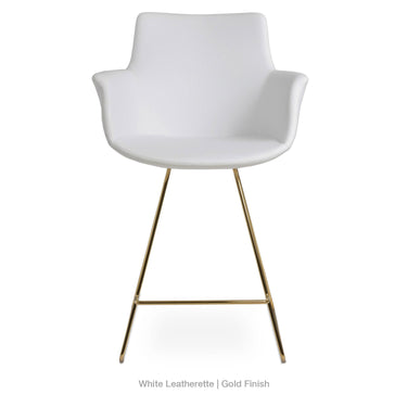 Bottega Wire Stools Leather by SohoConcept - New