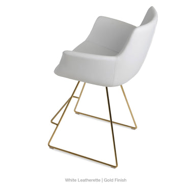 Bottega Wire Stools Leather by SohoConcept - New