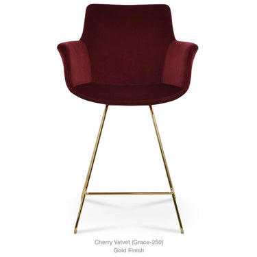 Bottega Wire Stools Fabric by SohoConcept - New