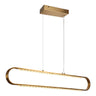 Bourosim 39" Modern Linear LED Pendant in Brass Finish  - HA05140