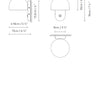 Measurements for the Bowee W3 (line drawing)
