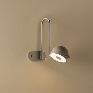Bowee W lamp with half-sphere shade by Werner Aisslinger