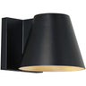 Outdoor LED wall sconce by Visual Comfort, bronze finish, energy-efficient lighting for modern exteriors