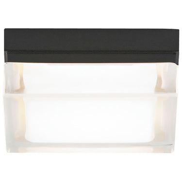 Wet Location Flush Mount Ceiling Light for Shower | Boxie - Antique Bronze