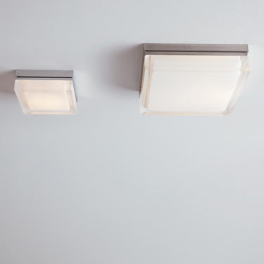Boxie Large LED Light Fixture Mounted on Outdoor Wall