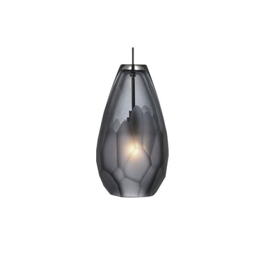 Elegant Briolette LED Pendant Light Hanging Over Dining Table