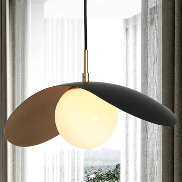 Bromeia Modern Pendant Light in Black and Gold