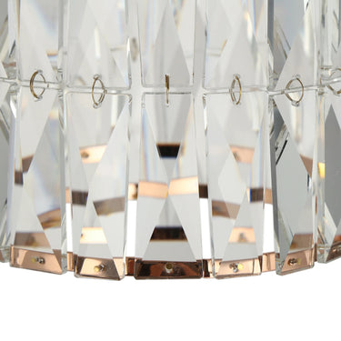 Brusmogan 8" Pendant Light - Gold Finish, Modern Cylinder Style