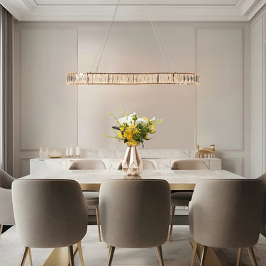 Brusmogan Gold LED Island Light with Rectangle Design: 37" Pendant Lighting for Kitchen 