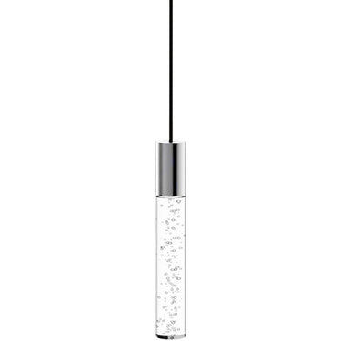 1" Small Bubble Design Pendant Light for Contemporary Interiors in Polished Chrome Finish