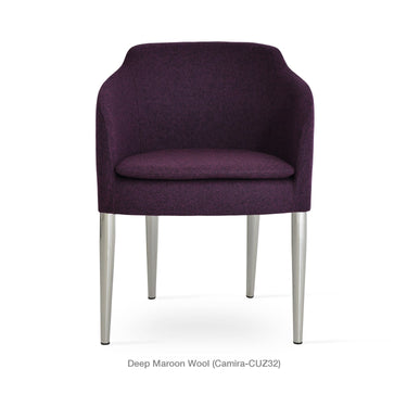 Buca Metal Armchair Fabric by SohoConcept - New