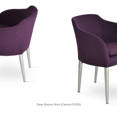 Buca Metal Armchair Fabric by SohoConcept - New