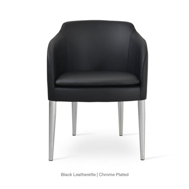 Buca Metal Armchair Leather by SohoConcept - New