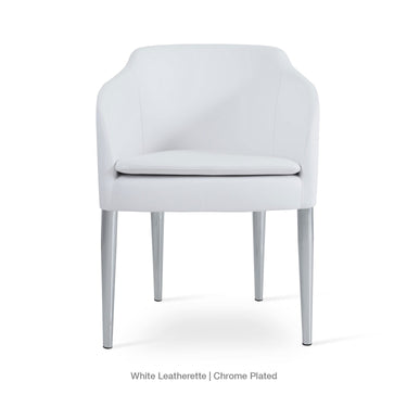 Buca Metal Armchair Leather by SohoConcept - New