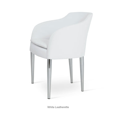 Buca Metal Armchair Leather by SohoConcept - New