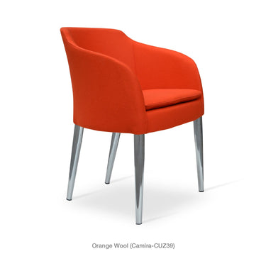Buca Metal Armchair Fabric by SohoConcept - New