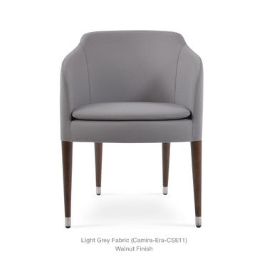 Buca Wood Armchair Fabric by SohoConcept - New