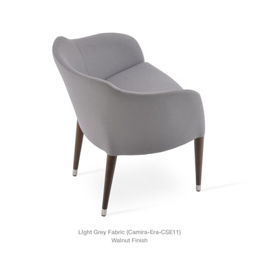 Buca Wood Armchair Fabric by SohoConcept - New