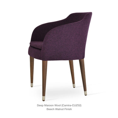 Buca Wood Armchair Fabric by SohoConcept - New