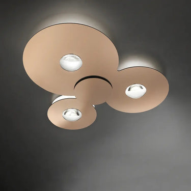 Bugia Double LED flush mount ceiling light by Lodes with warm ambient glow