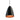 Blackjack Lighting Bullet 8 Pendant with aluminum shade and gold interior