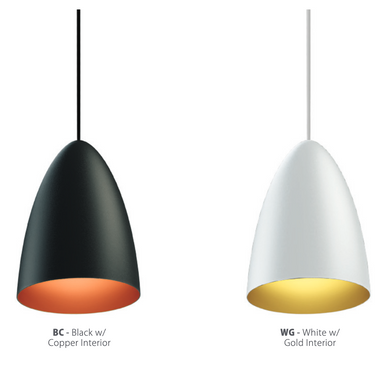 Bullet 8 inch modern ceiling pendant for boutique and hospitality spaces