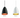 Bullet 8 inch modern ceiling pendant for boutique and hospitality spaces