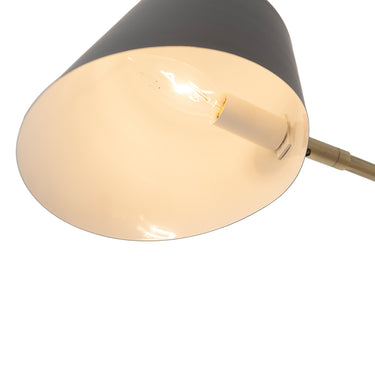 Nova of California Culver 3 Light Arc Floor Lamp 86 Matte Black Weathered Brass