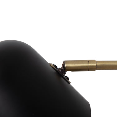 Nova of California Culver 3 Light Arc Floor Lamp 86 Matte Black Weathered Brass