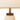 Nova of California Concord Bone Porcelain Table Lamp 28 White Walnut