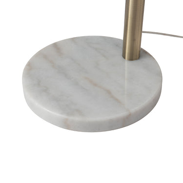 Nova of California Concord Bone Porcelain Shade 3 Light Arc Floor Lamp 85 Weathered Brass Walnut