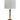 House of Troy Chloe 30.5" brushed brass glass column twin pull table lamp