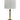 Brushed Brass Chloe 30.5" Glass Column Table Lamp – House of Troy studio photo