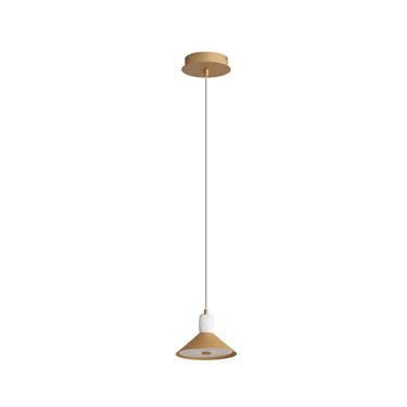 Finesse Decor Spanish Alabaster & Aluminum One-Light Chandelier