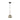 Finesse Decor Iron and Smoky Glass Pendant Black