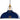 Coolicon Large 1933 Design Vitreous Enamel Pendant – Royal Blue studio shot, look 3