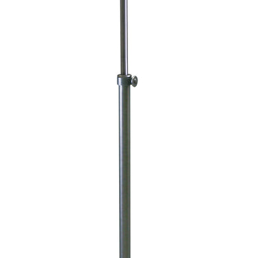 House of Troy Club Adjustable Antique Silver Floor Lamps