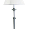 House of Troy Club Adjustable Antique Silver Table Lamps