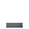 Conmoto Peter Maly Fireplace Screen Base, stainless steel screen base, front view