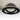 Cue circular LED semi-flush in black, straight-on | Besa Lighting