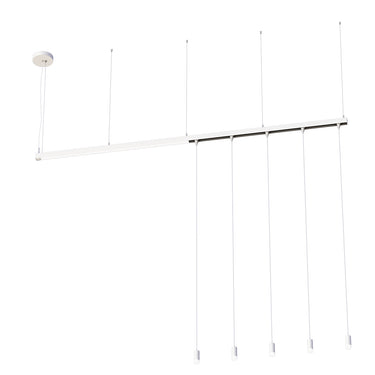 Modern LED pendant lighting solution for dining rooms and conference areas