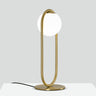 C-Ball T lamp with opal glass sphere by Stone Designs