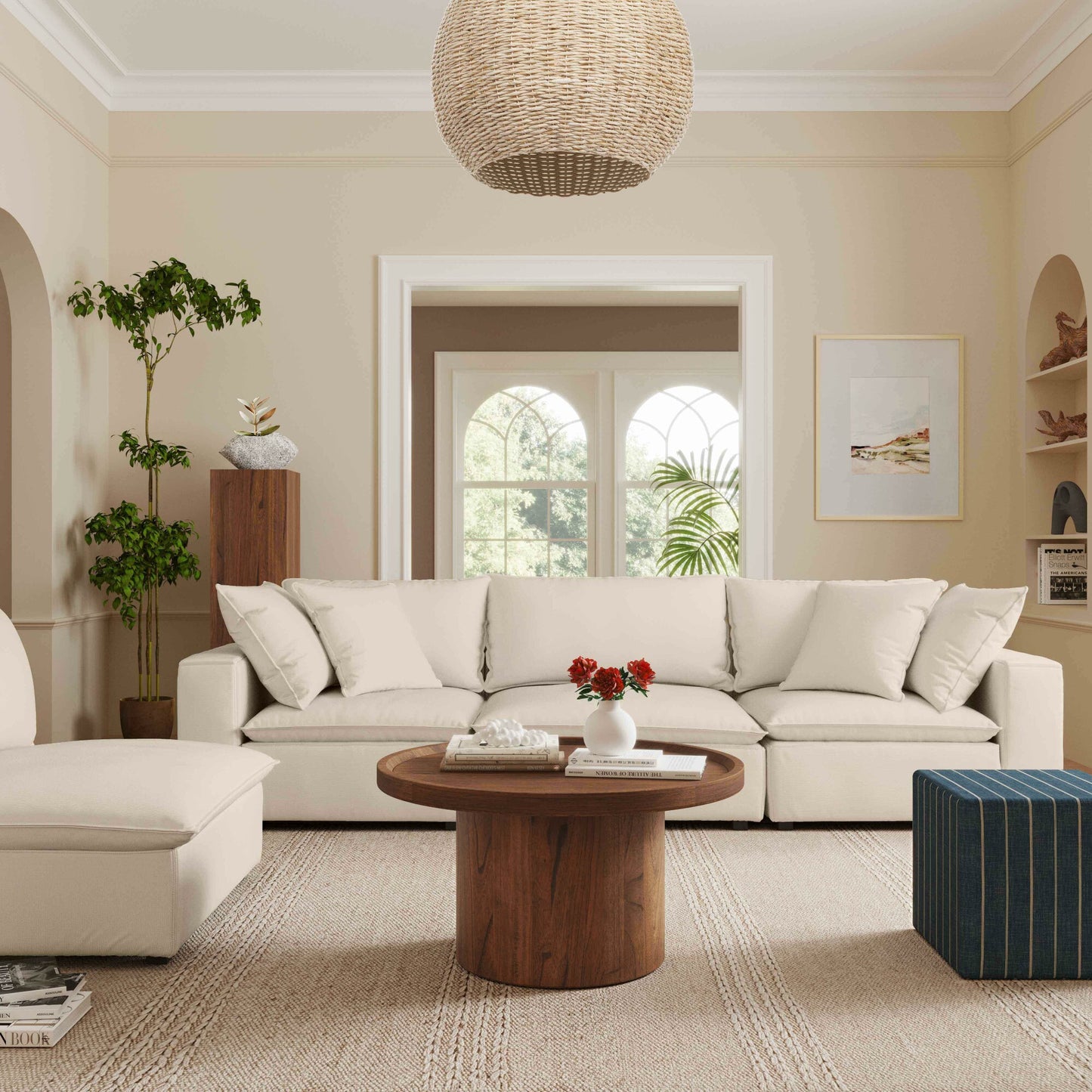 Tov Furniture Cali Natural Modular Sofa