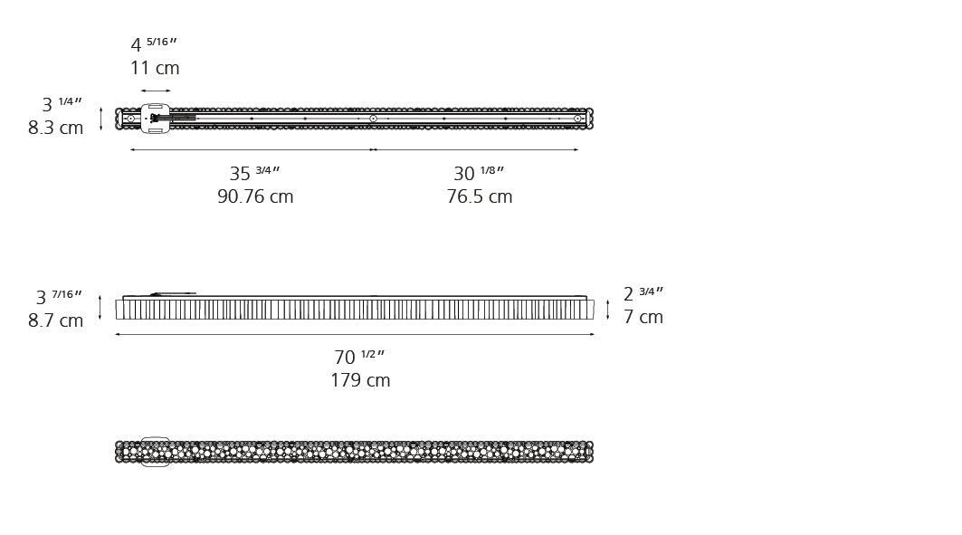 Calipso Linear 120 Ceiling Light | Artemide