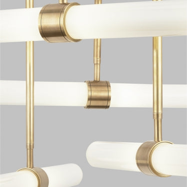 Calumn 6 Light Chandelier - perfect lighting for modern living rooms